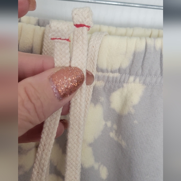 Les Tien 100% cotton tie dye yellow & gray joggers. 2 sizes available.NWT RV$233 - Picture 6 of 15